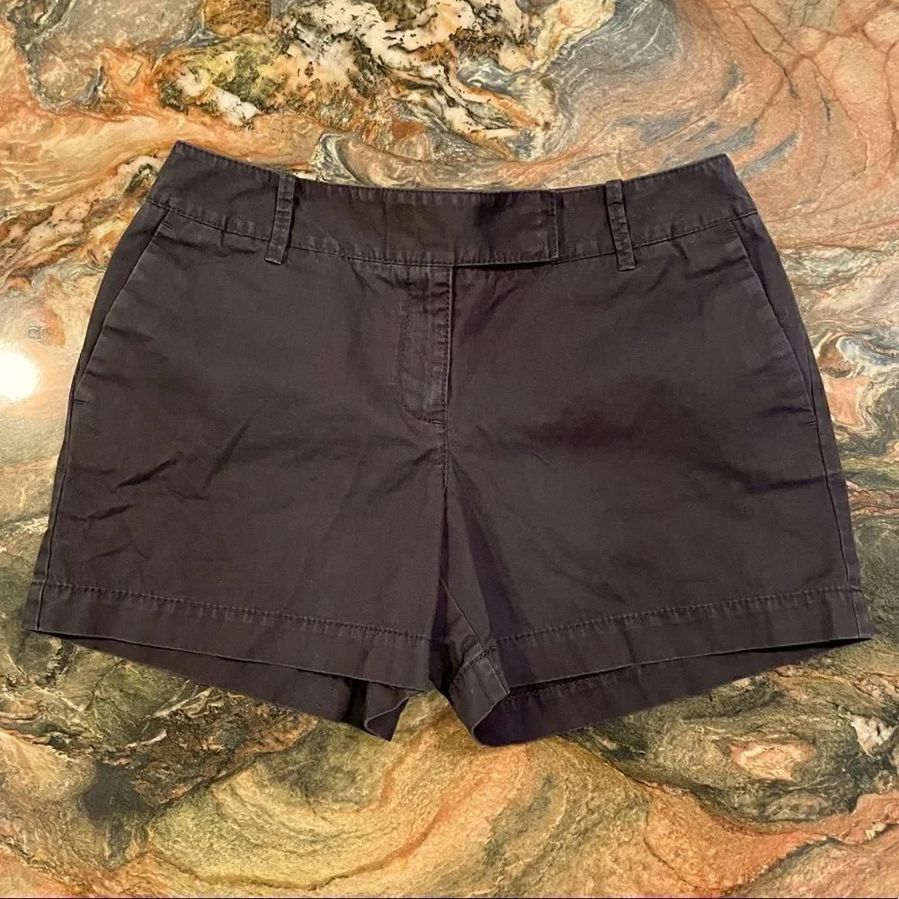 Ann Taylor Loft sz 2 100% cotton black dress short - Picture 1 of 7